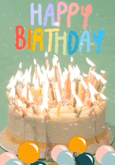 Video birthday ecards